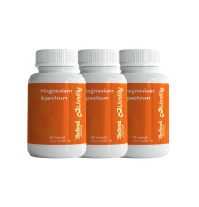 3x Magnesium Spectrum 90 kapsúl (270 kapsúl spolu)