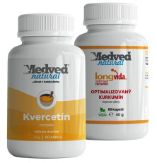 Kvercetín komplex 60 kapsúl + LongVida® optimalizovaný kurkumín 60 kapsúl