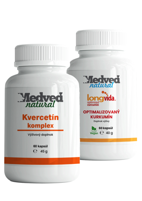 Akcia Kvercetín komplex a LongVida® optimalizovaný kurkumín