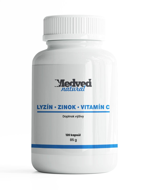 Lyzín - zinok - vitamín C 120 kapsúl
